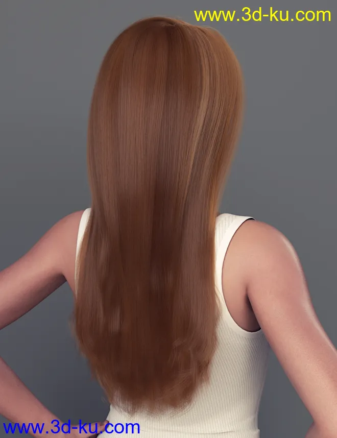 dForce Regina Hair for Genesis 8 Female(s)模型的图片7