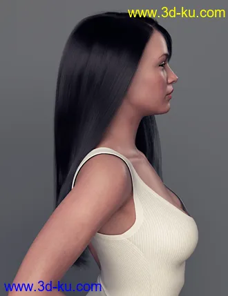 3D打印模型dForce Regina Hair for Genesis 8 Female(s)的图片