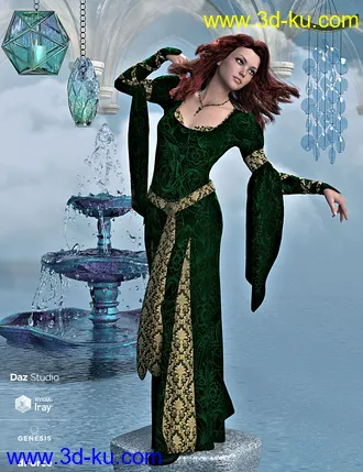 3D打印模型dForce Roanmara II for Genesis 8 Female(s)的图片