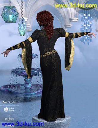 3D打印模型dForce Roanmara II for Genesis 8 Female(s)的图片