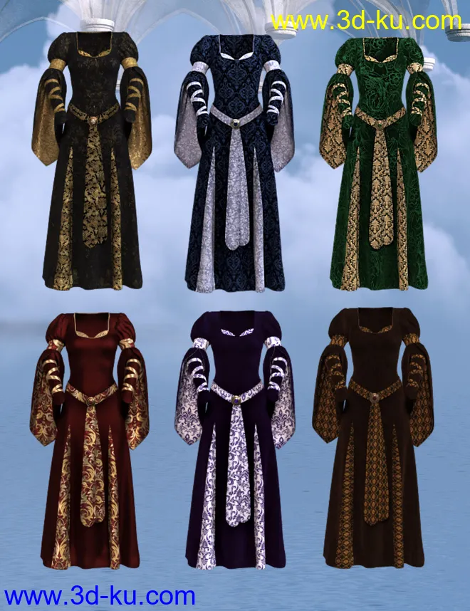 dForce Roanmara II for Genesis 8 Female(s)模型的图片9