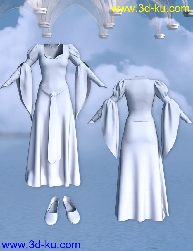 dForce Roanmara II for Genesis 8 Female(s)模型的图片11