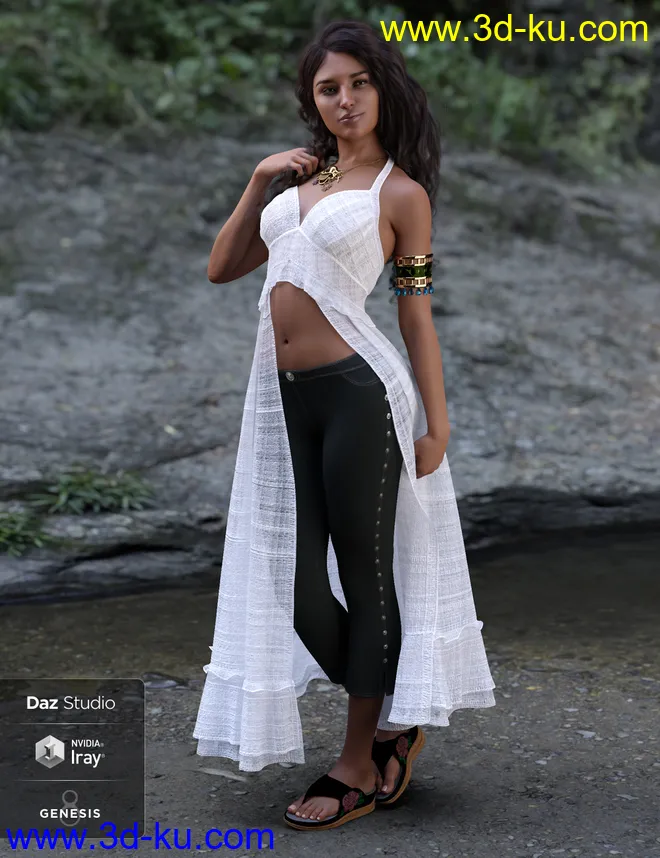 dForce Sunny Days 1 for Genesis 8 Female(s)模型的图片2