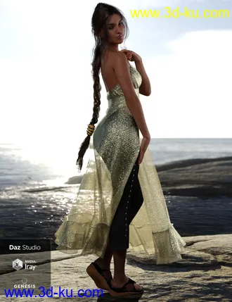 3D打印模型dForce Sunny Days 1 for Genesis 8 Female(s)的图片