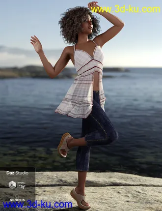 3D打印模型dForce Sunny Days 1 for Genesis 8 Female(s)的图片