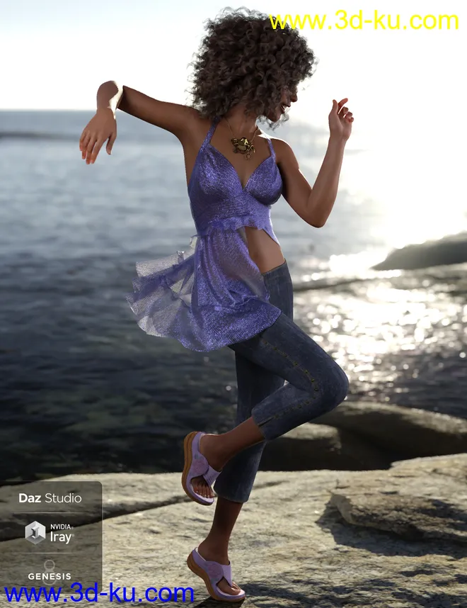 dForce Sunny Days 1 for Genesis 8 Female(s)模型的图片7