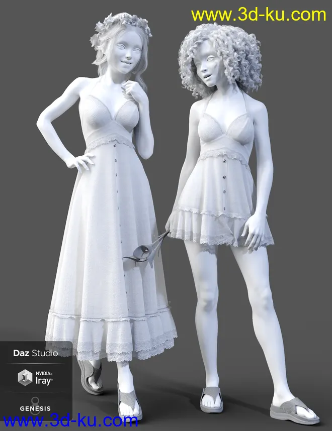 dForce Sunny Days 2 for Genesis 8 Female(s)模型的图片2