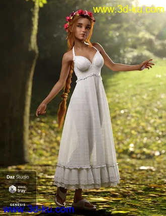 3D打印模型dForce Sunny Days 2 for Genesis 8 Female(s)的图片