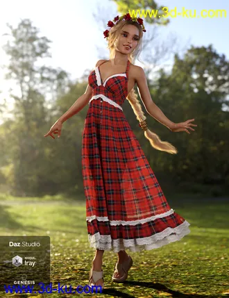 3D打印模型dForce Sunny Days 2 for Genesis 8 Female(s)的图片