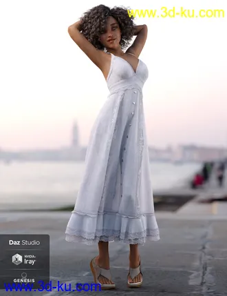 3D打印模型dForce Sunny Days 2 for Genesis 8 Female(s)的图片