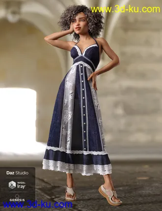 3D打印模型dForce Sunny Days 2 for Genesis 8 Female(s)的图片