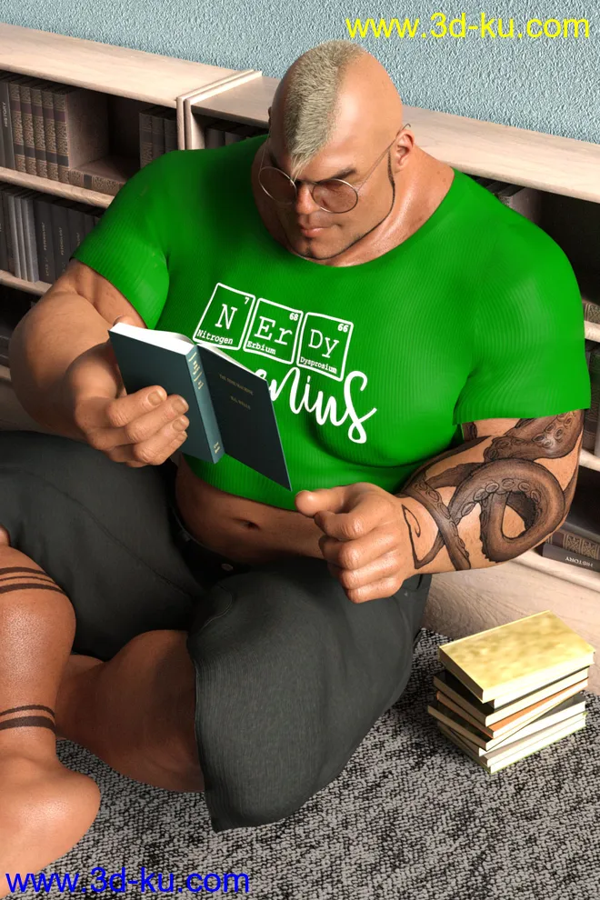 dForce Univers-i-Tee for Genesis 8模型的图片3