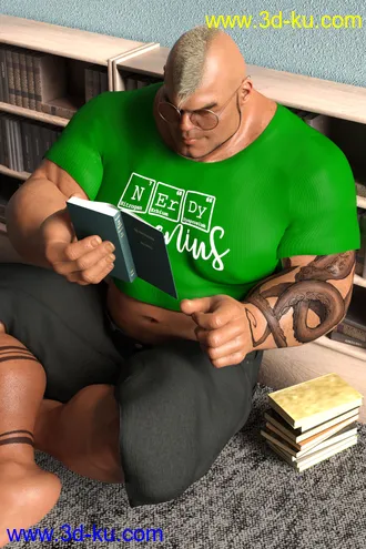 3D打印模型dForce Univers-i-Tee for Genesis 8的图片