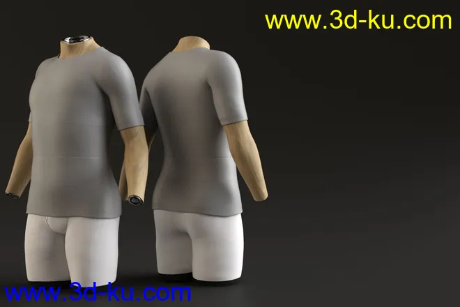 dForce Univers-i-Tee for Genesis 8模型的图片9