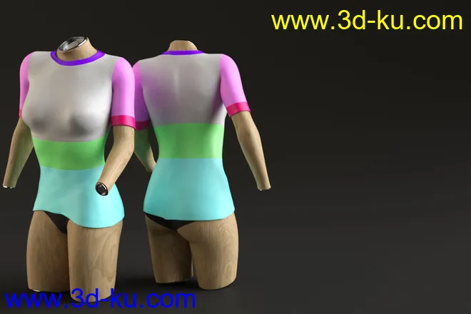 dForce Univers-i-Tee for Genesis 8模型的图片14