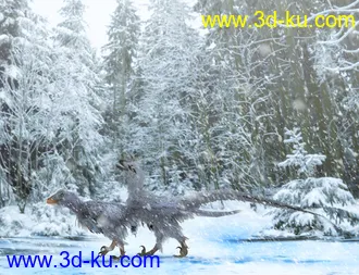 3D打印模型Dinosaurs Series - Feathers Extension for Deinonychus的图片