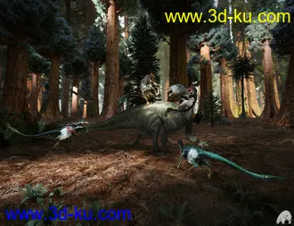 3D打印模型Dinosaurs Series - Feathers Extension for Deinonychus的图片