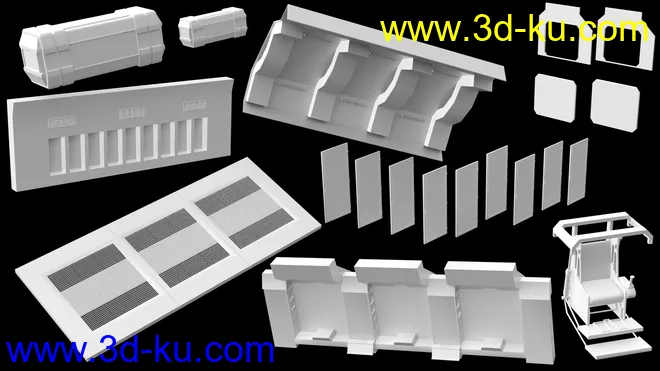 Discharge Sci-Fi Room模型的图片9