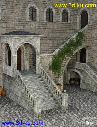 3D打印模型DM's Courtyard的图片