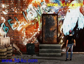 3D打印模型Down on the Corner的图片