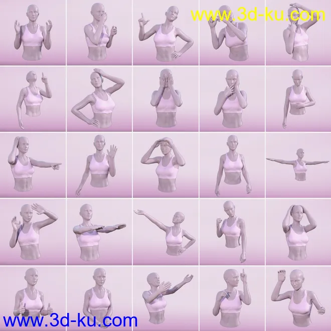 Easier Pose Creation for Genesis 8 Female and Victoria 8模型的图片3