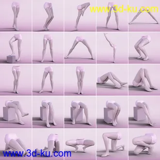 3D打印模型Easier Pose Creation for Genesis 8 Female and Victoria 8的图片