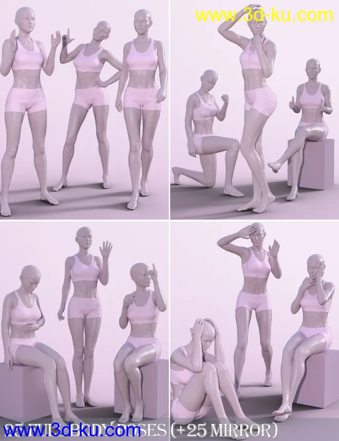 Easier Pose Creation for Genesis 8 Female and Victoria 8模型的图片6