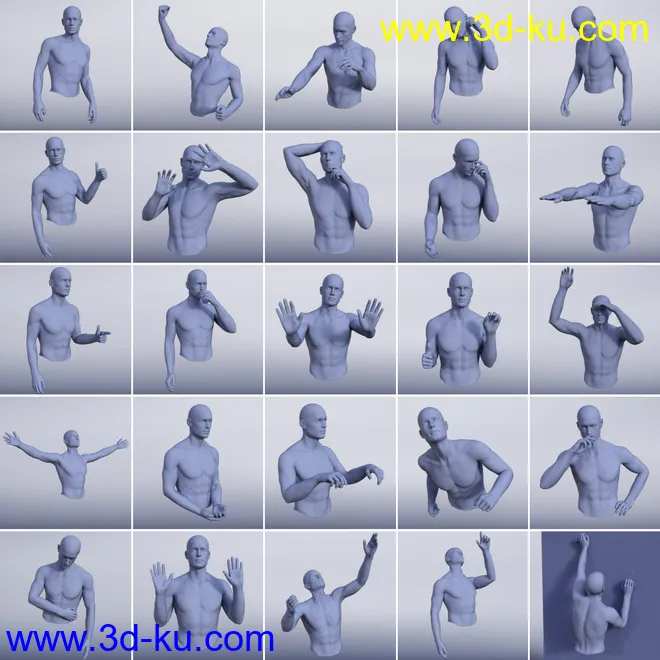 Easier Pose Creation for Genesis 8 Male and Michael 8模型的图片3