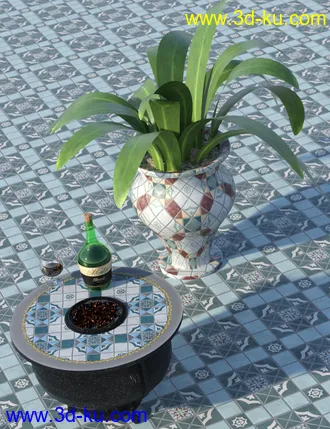 3D打印模型Edwardian Inspired Floor Tile Shaders的图片