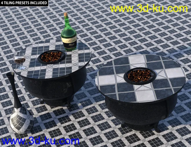 Edwardian Inspired Floor Tile Shaders模型的图片7