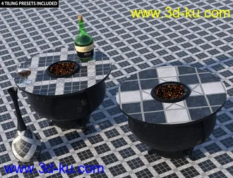 3D打印模型Edwardian Inspired Floor Tile Shaders的图片