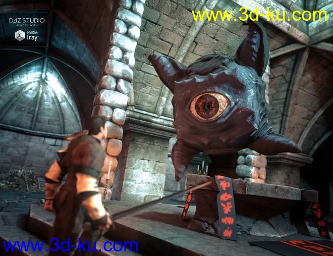 Eldritch Abomination and Altar模型的图片2