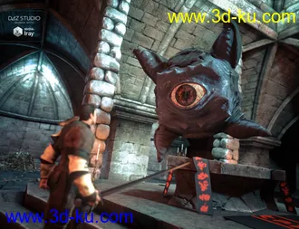 3D打印模型Eldritch Abomination and Altar的图片