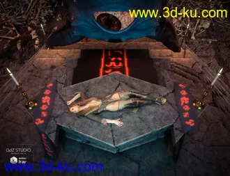 3D打印模型Eldritch Abomination and Altar的图片