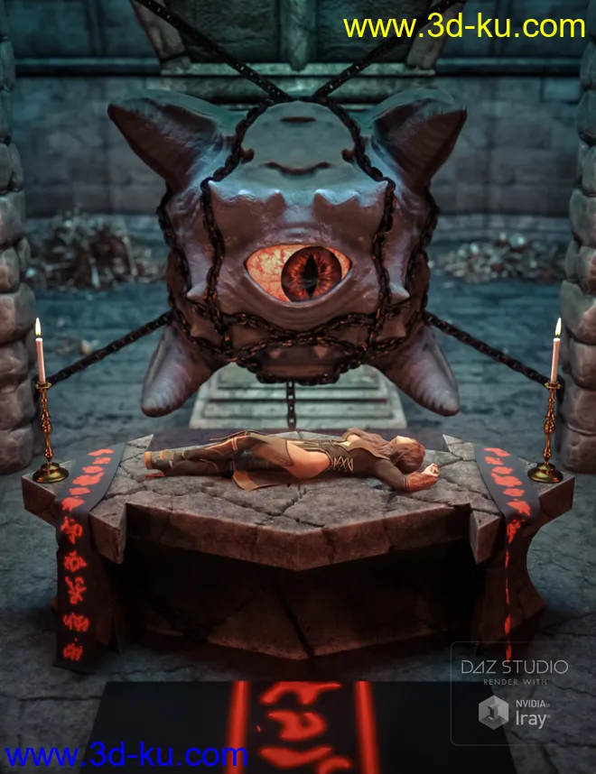 Eldritch Abomination and Altar模型的图片4