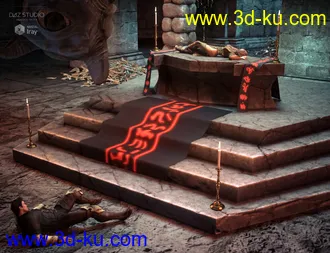 3D打印模型Eldritch Abomination and Altar的图片