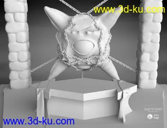 3D打印模型Eldritch Abomination and Altar的图片