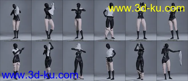 Everyday 2 Get Dressed Poses and Clothes for Genesis 8 Female(s)模型的图片2