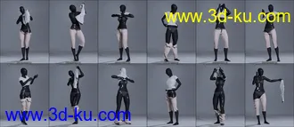 3D打印模型Everyday 2 Get Dressed Poses and Clothes for Genesis 8 Female(s)的图片