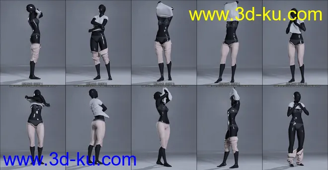 Everyday 2 Undress Poses and Clothes for Genesis 8 Female(s)模型的图片3