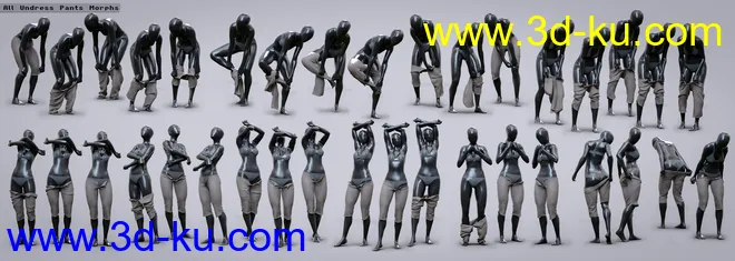 Everyday 2 Undress Poses and Clothes for Genesis 8 Female(s)模型的图片5