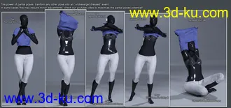 3D打印模型Everyday 2 Undress Poses and Clothes for Genesis 8 Female(s)的图片