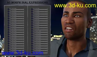 3D打印模型Famous - Expressions for Genesis 8 Male and Silas 8的图片
