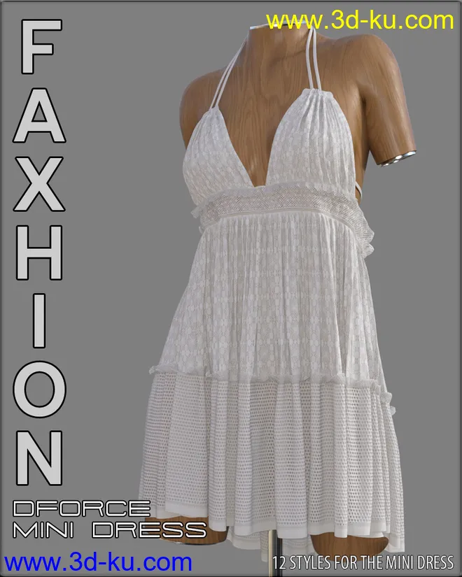 Faxhion - dForce Mini Dress模型的图片1
