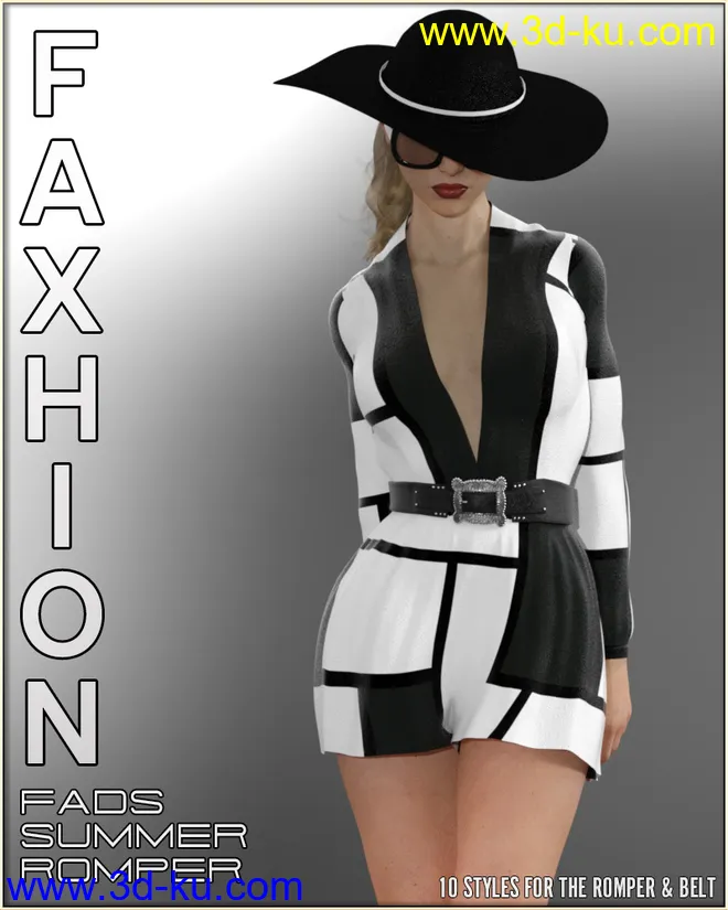 Faxhion - Fads Summer Romper模型的图片1