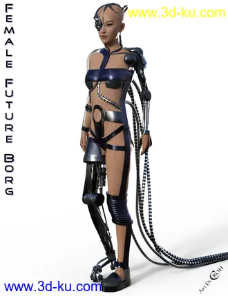 Female Future Borg for Genesis 8 Female(s)模型的图片1