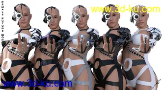 3D打印模型Female Future Borg for Genesis 8 Female(s)的图片