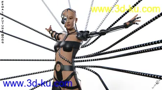 3D打印模型Female Future Borg for Genesis 8 Female(s)的图片