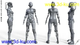 3D打印模型Female Future Borg for Genesis 8 Female(s)的图片