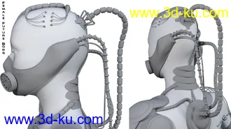 3D打印模型Female Future Borg for Genesis 8 Female(s)的图片